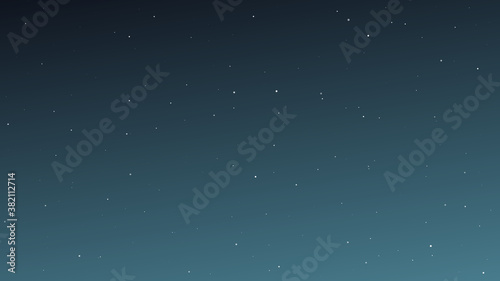 Night sky with many stars