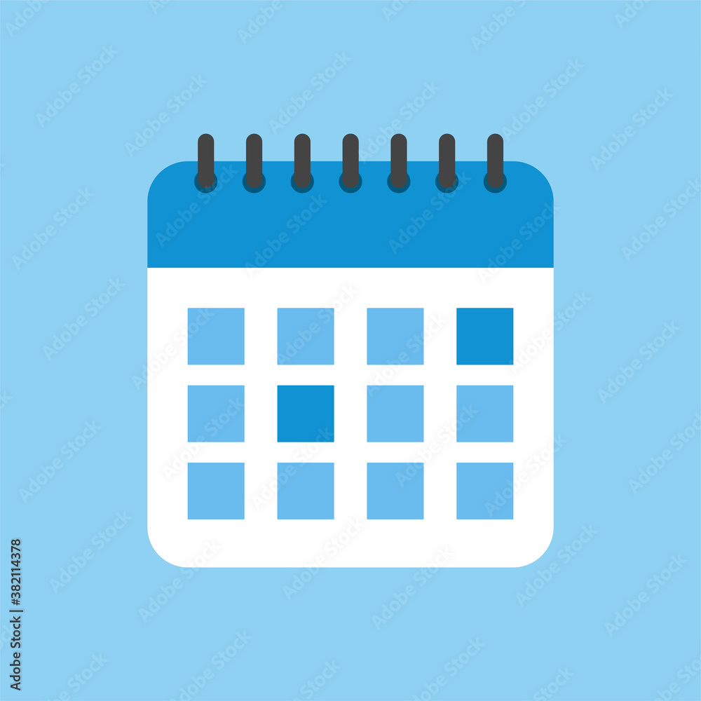 Empty replica of the calendar. for meeting appointments and important dates of the year Empty replica of the calendar. for meeting appointments and important dates of the year