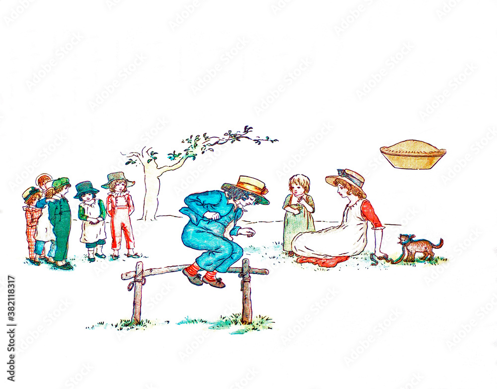 Obraz premium children playing with toys