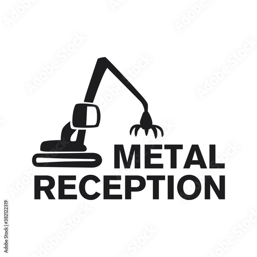 vector logo reception and utilization scrap metal