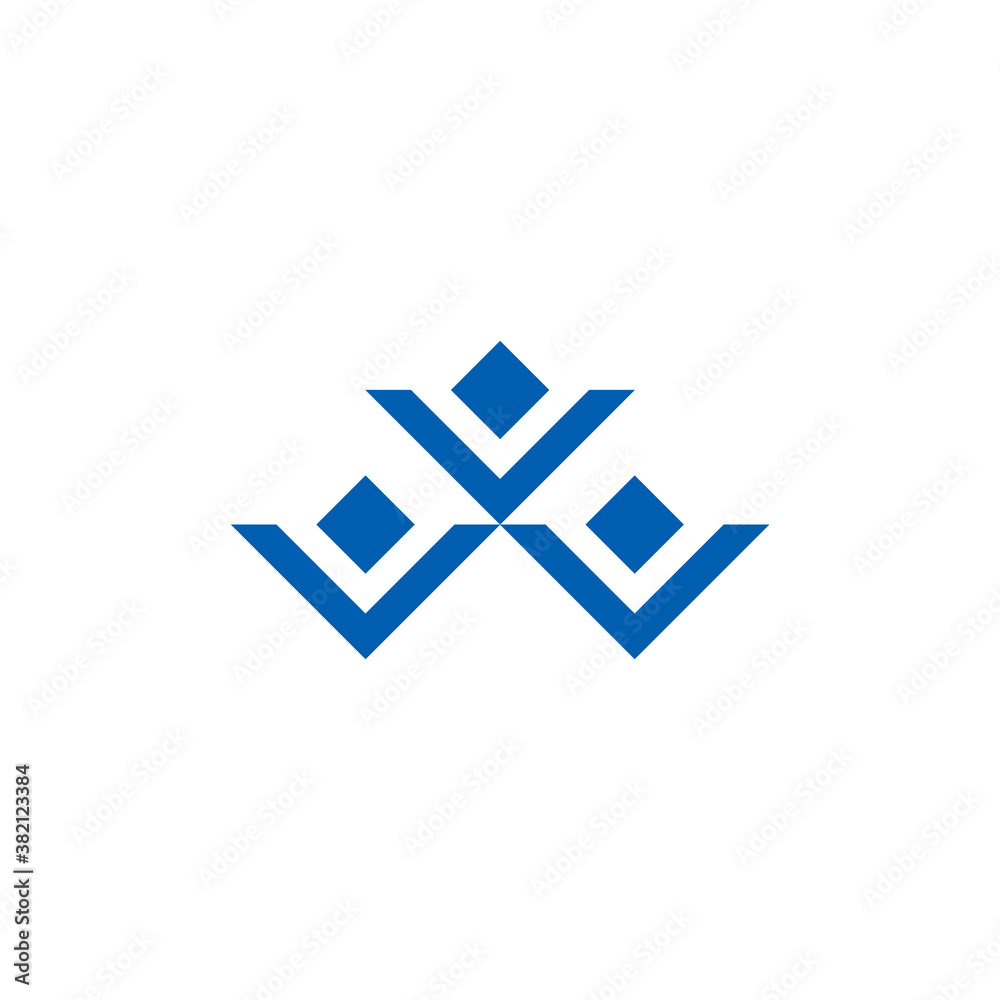 the logo of the three diamond man shapes the logo of the three diamond man shapes