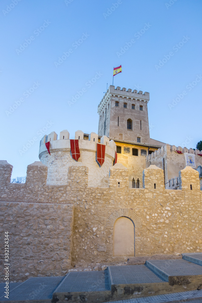 medieval castle of benisano, valencia