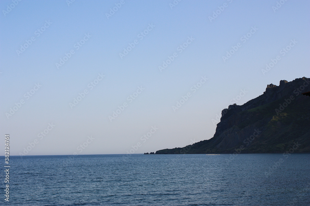 
Mountain landscape by the sea in Crimea.