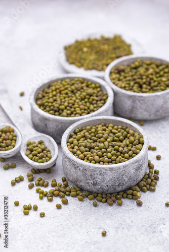 Green mung beans  healthy legumes