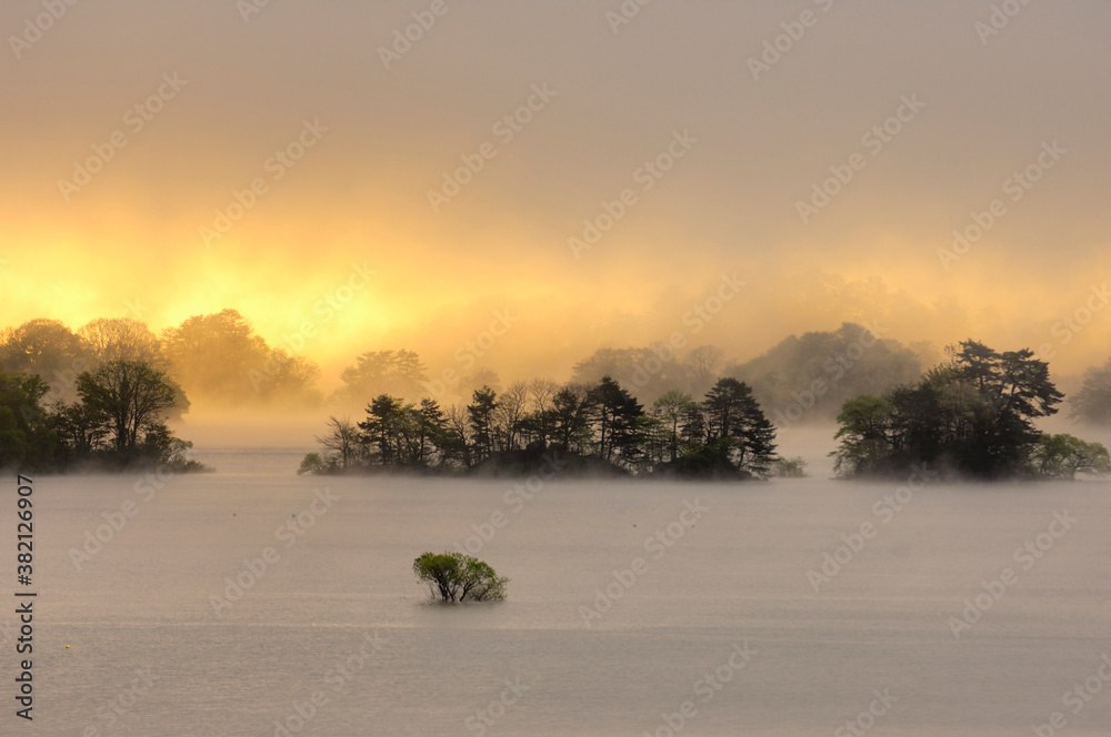 Obraz premium 桧原湖