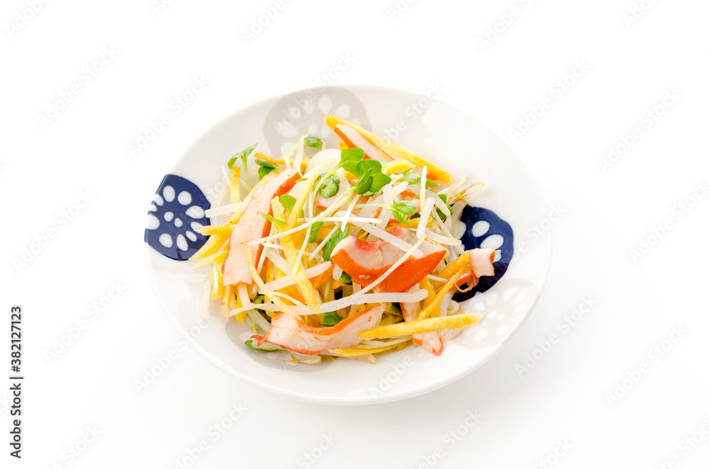 中華イカと野菜の和え物