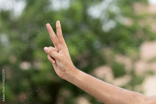 male hand gesture and signs © Sagar