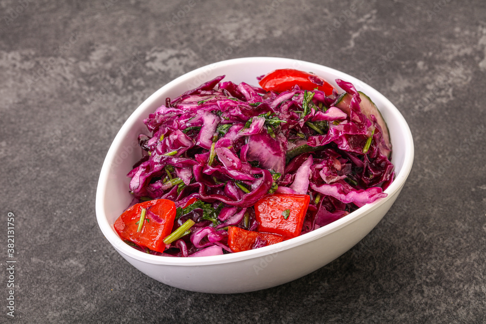 Pickled red cabbage with herbs Pickled red cabbage with herbs