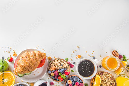 Wallpaper Mural Various breakfast food concept Torontodigital.ca