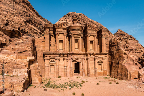 ancient Ad Deir monastery in Petra