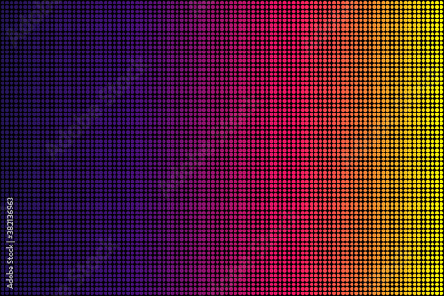 led screen texture. lcd panel pattern. RGB Screen dots seamless pattern. Analog display television. Vector