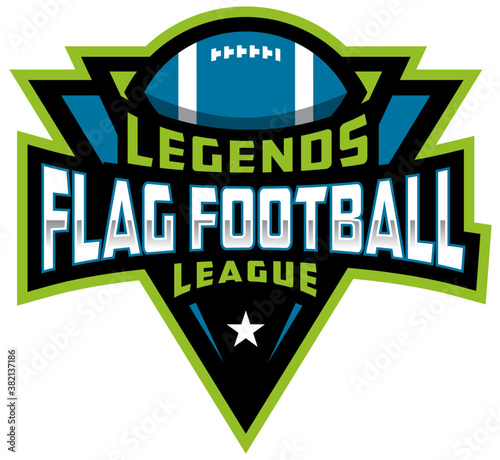 Flag Football League Logo