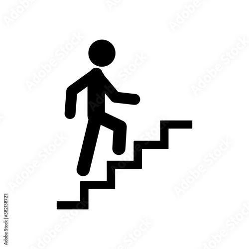 Stairs icon vector illustration eps10 photo