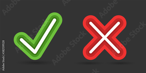 Approved and rejected stamp, vector sign vintage style Premium Vector
