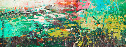 Oil painting texture, close up © Alisa