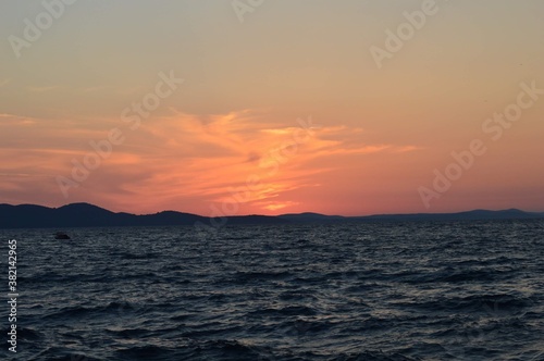 sunset over the sea © Natallia