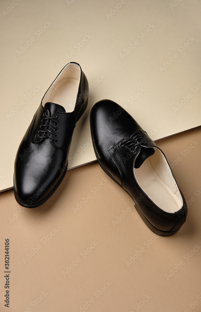 Male shoes. Derby. Men's fashion leather shoes Male shoes. Derby. Men's fashion leather shoes