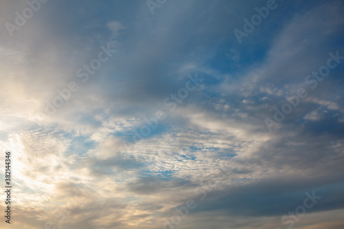 Fototapeta Naklejka Na Ścianę i Meble -  moving clouds in the windy day 