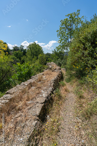 old ditch to bring water to a flour mill