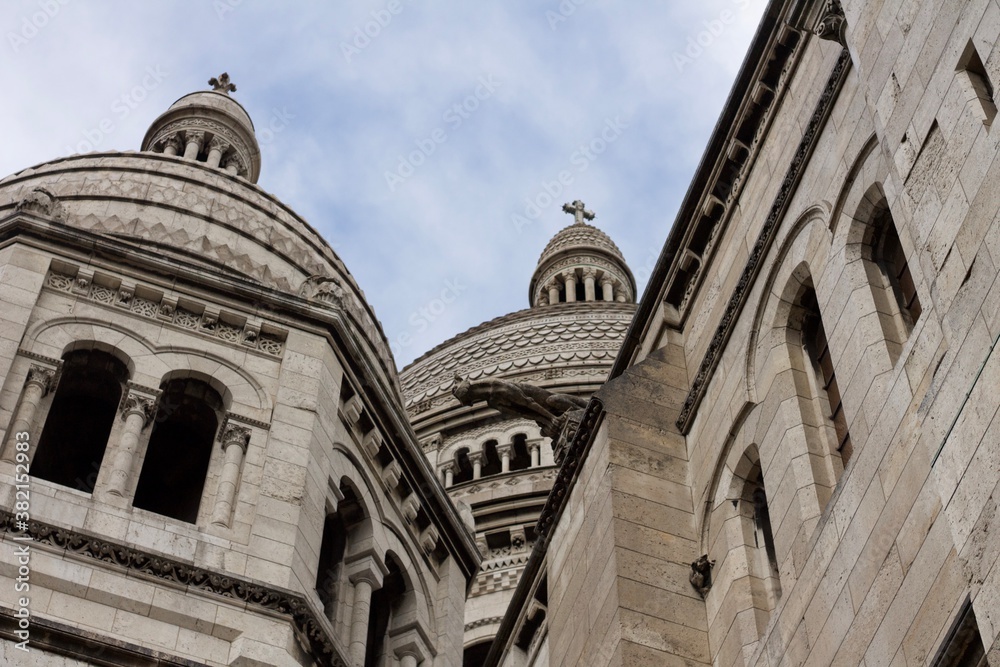 Dettaglio architettura della Basilica di Sacro Cuore, Parigi.