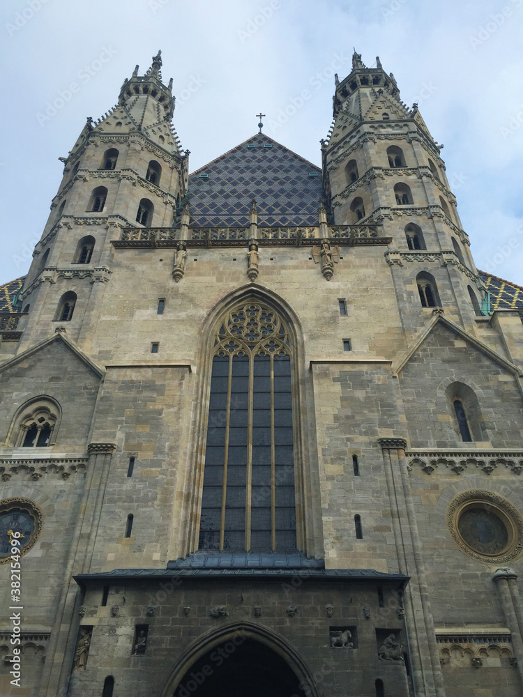 Votive Church, a neo-Gothic style church located on Vienna, Austria