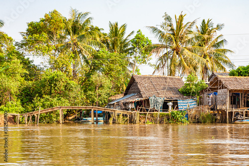 Travel, Vietnam, floating, market, Mekong, eiver, delta