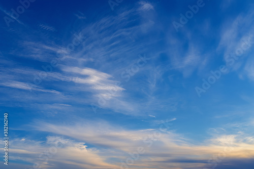Fototapeta Naklejka Na Ścianę i Meble -  Dramatic sky with white clouds.