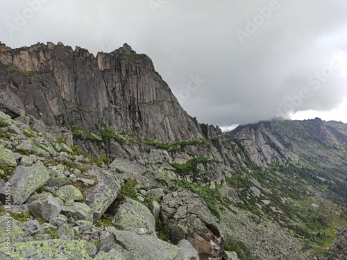 landscape with clouds