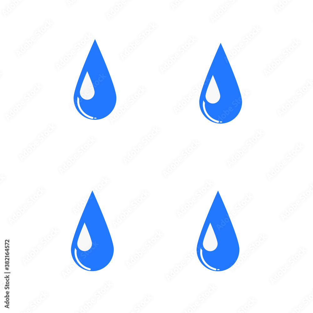 water icon on white background. design vector illustration water icon on white background. design vector illustration