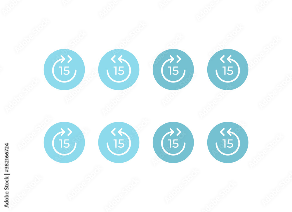 Video speed options UI elements kit. Turn forward. Switches isolated vector icon, bar and dashboard template. Web design widget collection for mobile application with light theme interface Video speed options UI elements kit. Turn forward. Switches isolated vector icon, bar and dashboard template. Web design widget collection for mobile application with light theme interface