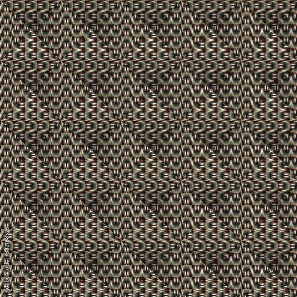 Naklejka premium symmetrical patterns generated by the computer. 