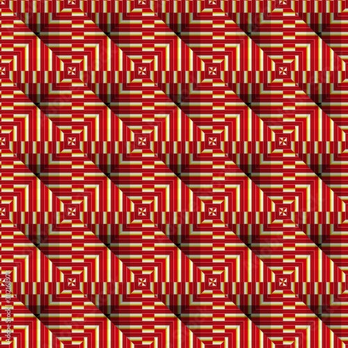 symmetrical patterns generated by the computer. 