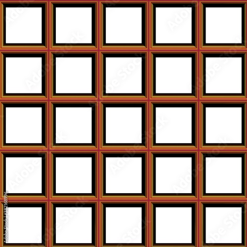 symmetrical patterns generated by the computer. 