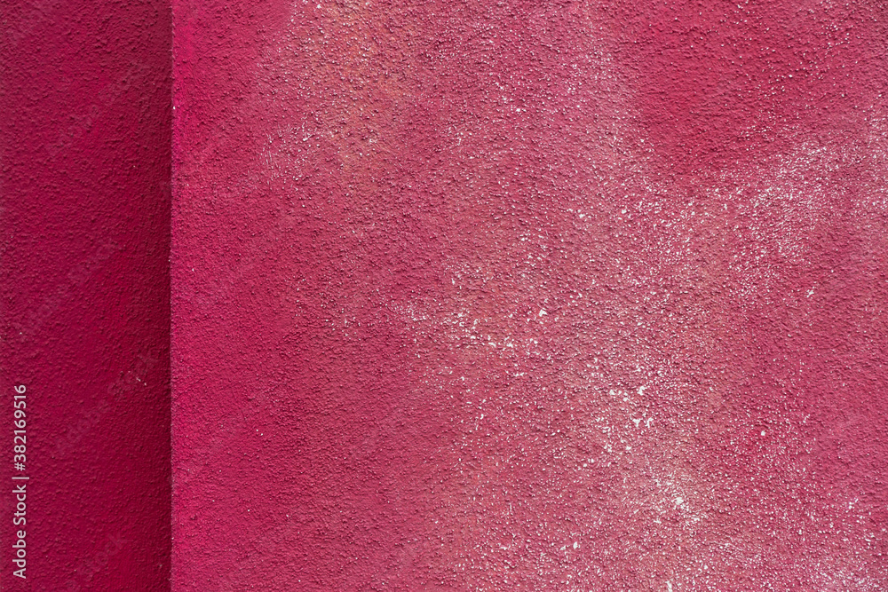 Fototapeta premium Red Wall Burano Italy