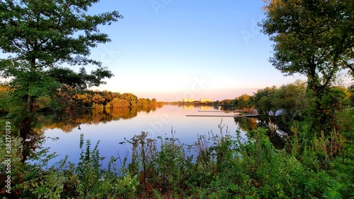 landscape with lake
