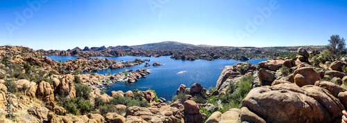 Panoramic view of Watson Lake in Arizona