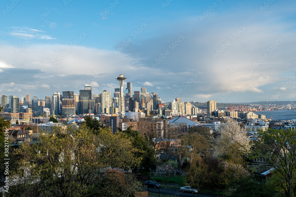 Obraz premium Seattle skyline from Kerry Park during daytime