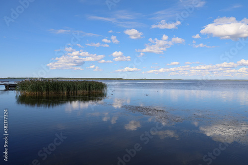 Peaceful landscape by the Baltic Sea in Haapsalu  Estonia