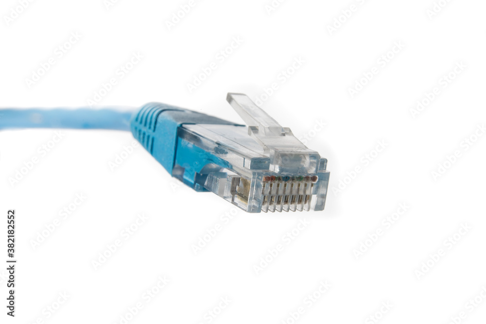 custom made wallpaper toronto digitalmacro closeup of a Local Area Network LAN RJ45 plug
