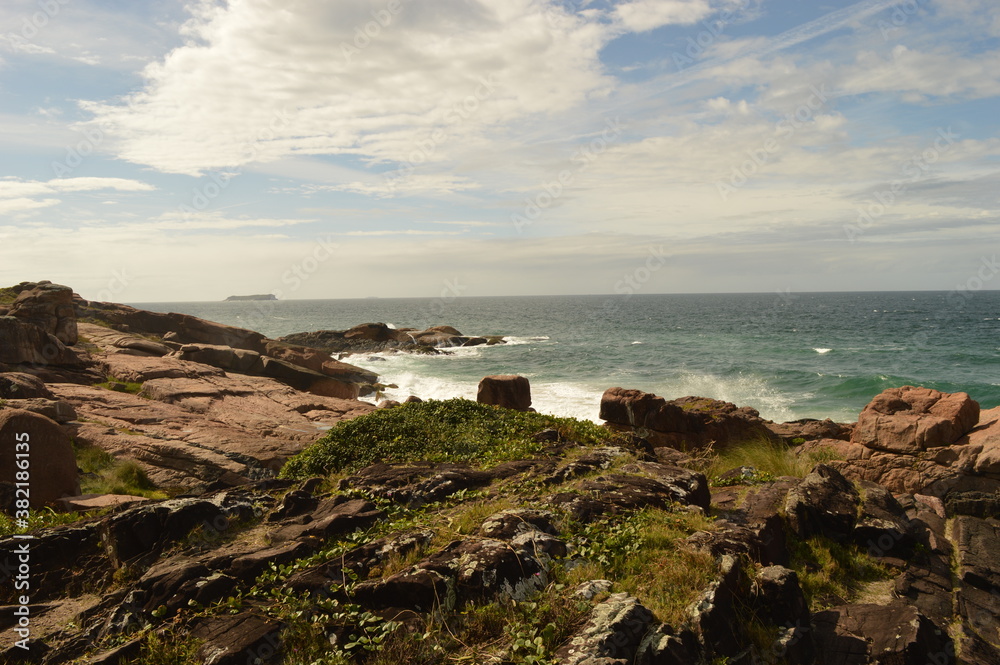 The sand dunes and beaches on Santa Catarina Island (Florianopolis) in Brazil The sand dunes and beaches on Santa Catarina Island (Florianopolis) in Brazil