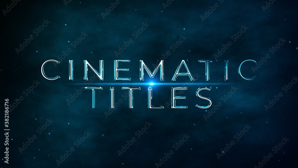 Cinematic Titles Opener Stock Template | Adobe Stock