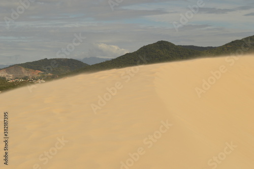 The sand dunes and beaches on Santa Catarina Island  Florianopolis  in Brazil