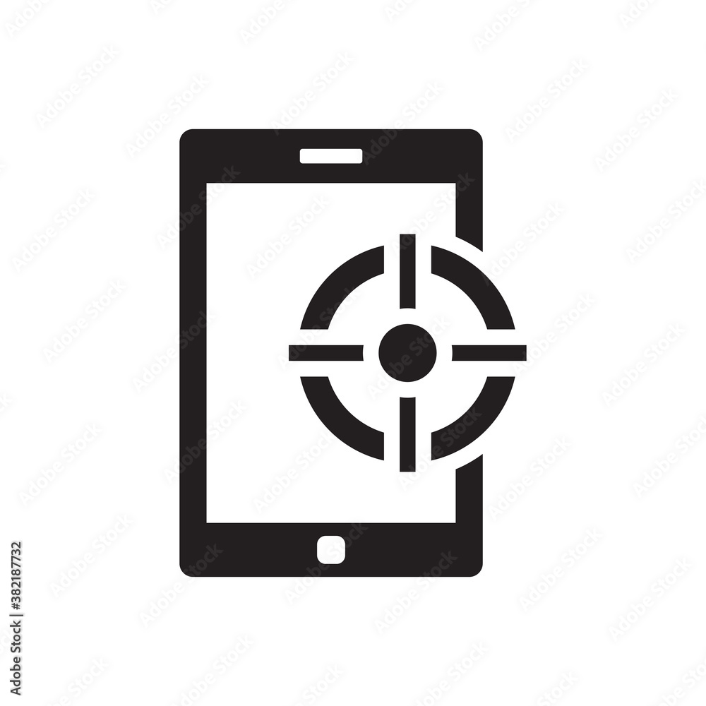 online target mobile icon