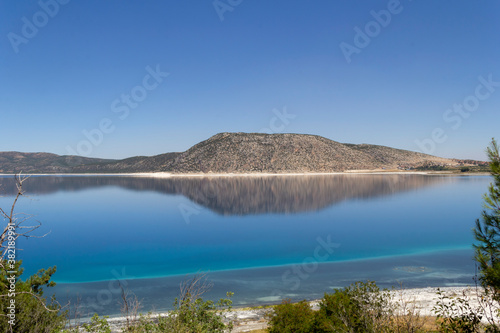 Salda lake and the reflection