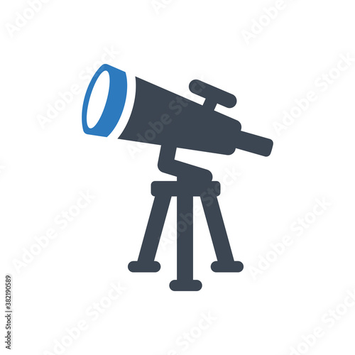Telescope icon ( vector illustration )