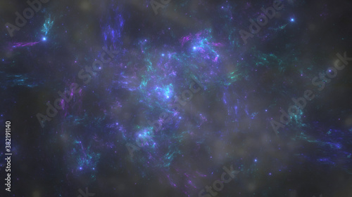 Fototapeta Naklejka Na Ścianę i Meble -  Starfield illustration , deep space galaxy background