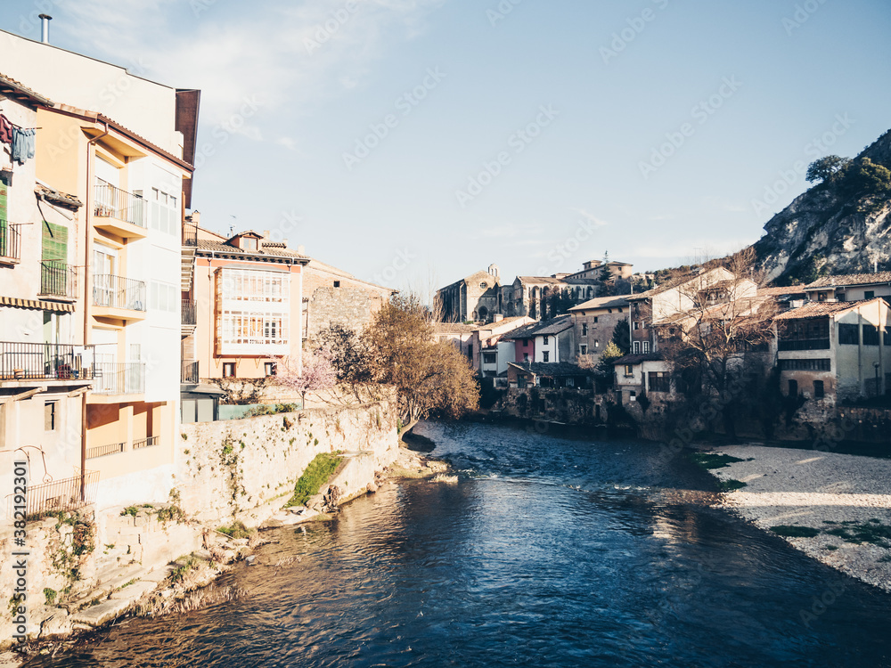 Estella city in Navarra, Spain