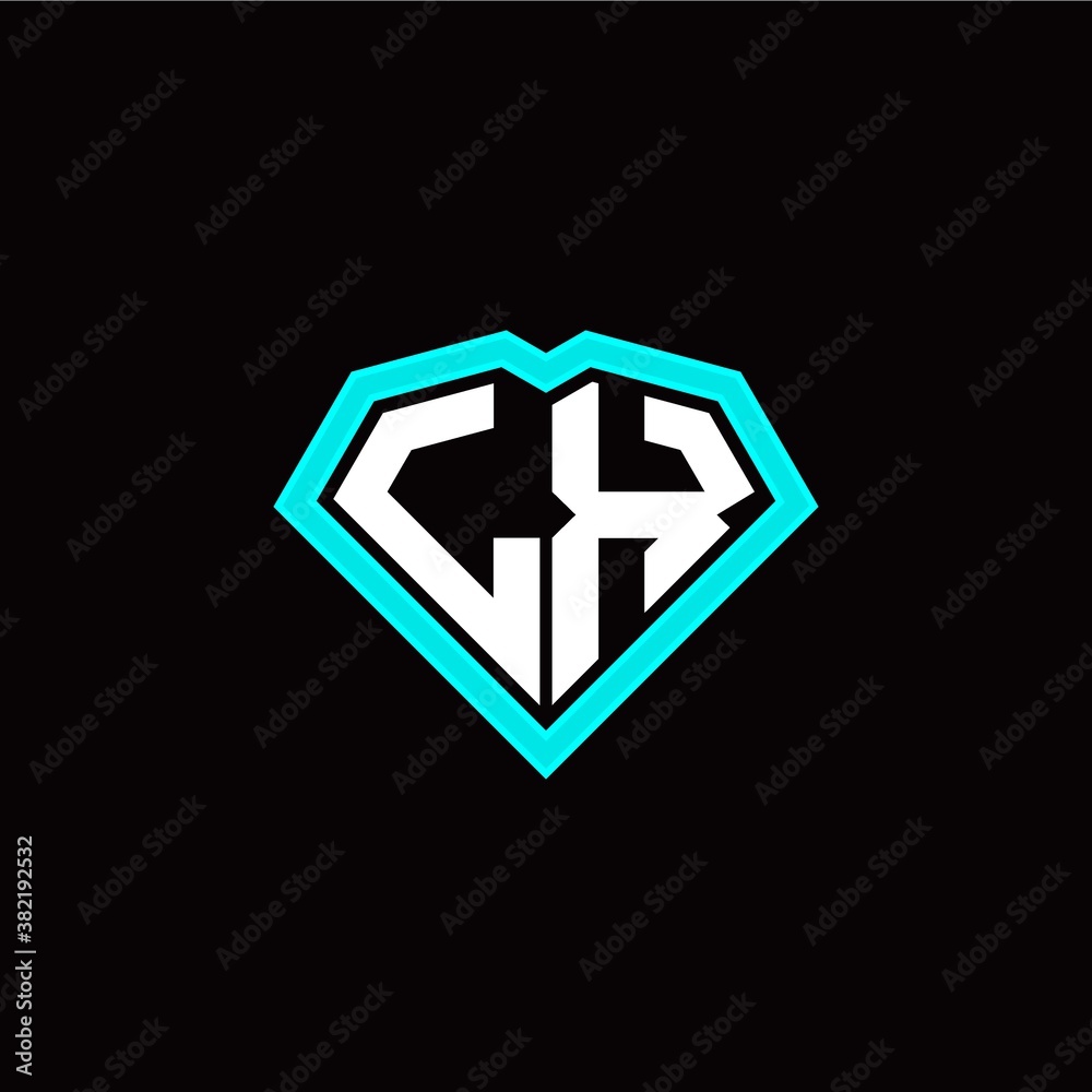 L X initial letter with unique diamond style logo template vector L X initial letter with unique diamond style logo template vector