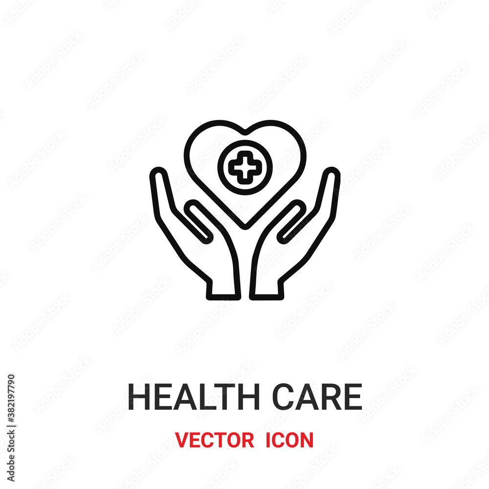 health care icon vector symbol. health care symbol icon vector for your design. Modern outline icon for your website and mobile app design. health care icon vector symbol. health care symbol icon vector for your design. Modern outline icon for your website and mobile app design.