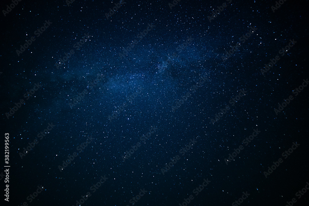 Fototapeta premium Cosmic milky way over Kansas 